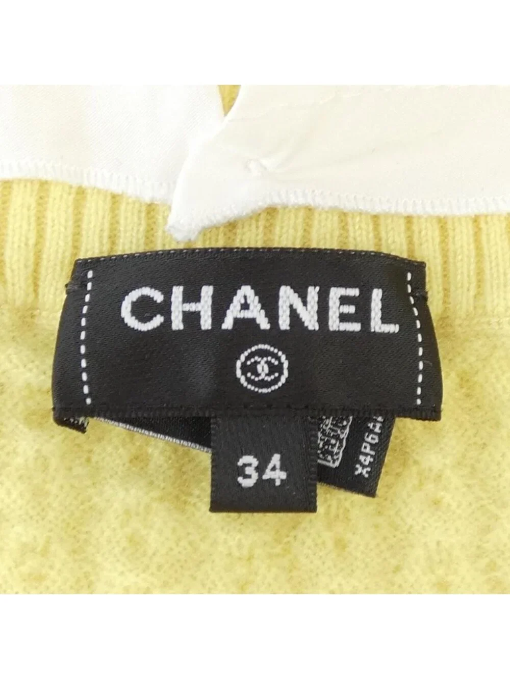 Chanel Knit Sweater Yellow